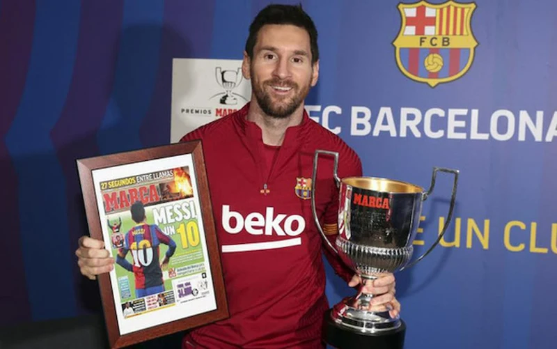Messi vẫn là kỷ lục giải khi nhận tới 8 cúp Pichichi trong sự nghiệp 
